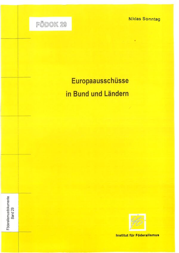 Europaausschüsse in Bund und Ländern