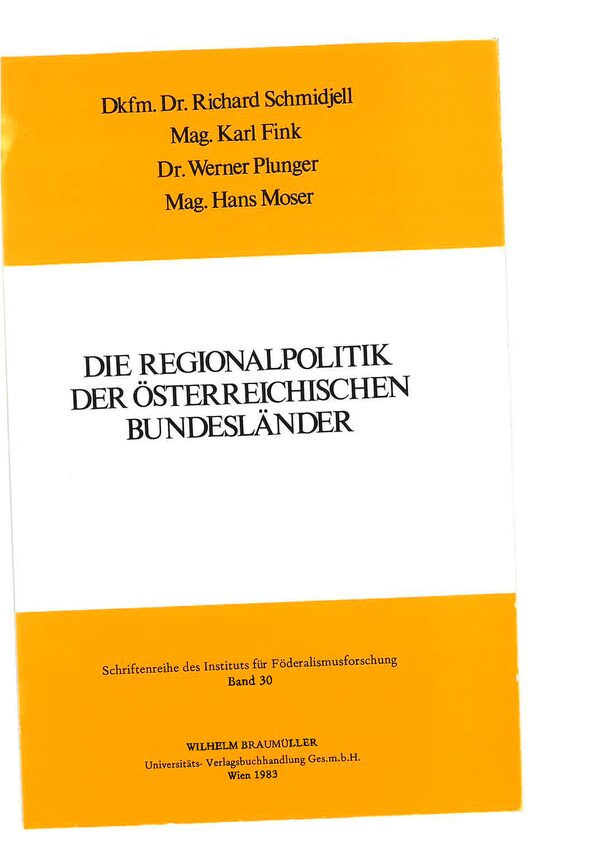 Regionalpolitik der österreichischen Bundesländer.